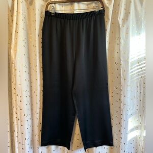 Eileen Fisher Wide-Leg Silk Trousers